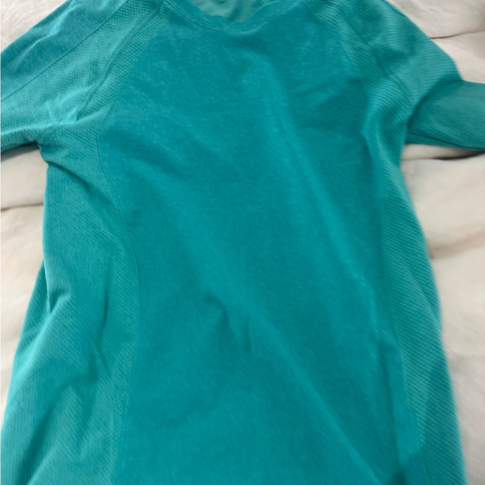 Sweaty Betty Teal Long Sleeve Top